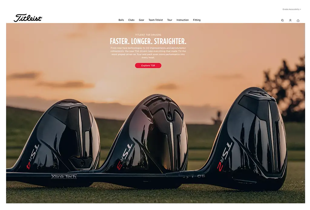 Titleist Website